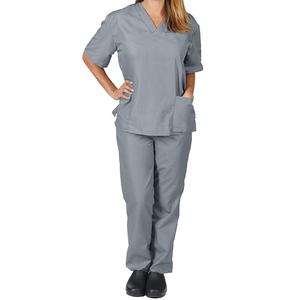 Barber Shop Workwear Scrub Set Cool Fabric Collier Mandarin évacuant l'humidité Durable pour les coiffeurs - Product Image 3