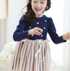 Último Diseño de Conjunto Plazo con Chaleco, Vestidos de Fiesta Indios para Niñas - Product Image 2