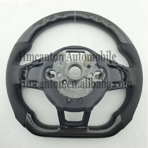 Nuevo Producto: Volante Deportivo de Fibra de Carbono y Cuero Perforado para Volkswagen Golf 7.5 GTI - Product Image 6