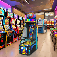 Machines de jeu d'arcade de basket-ball et de boxe à pièces en gros d'usine deux ensembles par groupe pour le divertissement des enfants