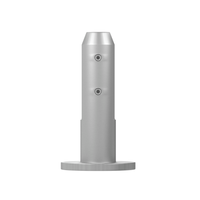 Pieu de sol conique moderne en acier inoxydable, résistant à la rouille, double taille, 8-12 mm, avec deux boulons de verrouillage hexagonaux, pour balcon d'appartement sans cadre