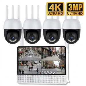 ระบบกล้องวงจรปิด WiFi PTZ 4CH พร้อมจอ NVR ออลอินวันขนาด 10.1 นิ้ว ชุดกล้อง IP 3MP รองรับการมองเห็นในเวลากลางคืน พร้อมระบบเสียงสองทาง OEM - Product Image 5