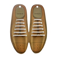 Elastische Ersatz-Schnürsenkel aus Silikon, Schnürsenkel ohne Binden für Oxford- und Brogue-Schuhe, 3-5 cm Breite