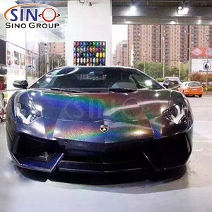 IL-07 fantôme gris irisation Laser arc-en-ciel vinyle voiture carrosserie wrap feuille voiture autocollant vinyle <span class=keywords><strong>Film</strong></span> - Product Image 3