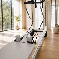 Machine de Pilates Reformer Half Trapeze Tower avec planche à ressorts et système de poulies à cordes pour studio commercial, yoga et salle de sport à domicile