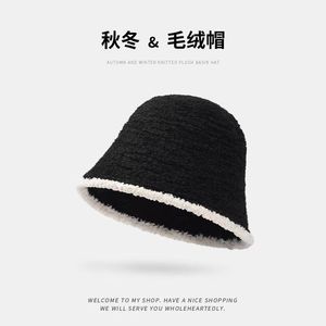 Gorro de Pescador de Felpa Estilo Coreano para Mujer, Cálido para Invierno, con Orejeras - Product Image 5