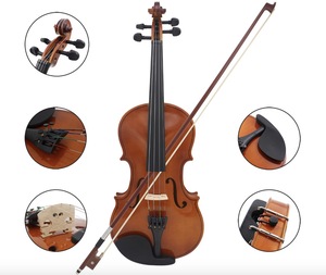 <span class=keywords><strong>Violon</strong></span> d'Étude 4/4 pour Débutant Stratifié avec Étui Triangle Léger - Product Image 3