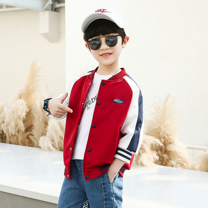 เสื้อแจ็คเก็ตบอมเบอร์เด็กแบบกำหนดเอง เสื้อแจ็คเก็ตบอมเบอร์ผ้าซาตินสำหรับเด็กผู้ชายสำหรับกิจกรรมกลางแจ้ง - Product Image 2