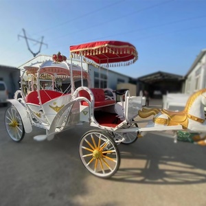 Carrozza Elettrica per Matrimoni, Romantica Carrozza a Forma di Zucca, Carrozza a Cavallo - Product Image 4