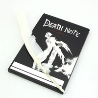 Carnet A5 Écologique en Cuir/PVC pour Cosplay Anime Death Note, Fait Main, avec Stylo Plume – Cadeau Idéal pour Étudiants (Vente en Gros)