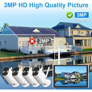 Sistema di Telecamere di Sorveglianza Wireless Antela, 4 Pezzi 1080p H.265 con NVR a 10 Canali, Monitor per Sicurezza Esterna con Audio e Archiviazione Cloud - Product Image 6