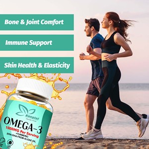 Integratore <span class=keywords><strong>Omega</strong></span> 3 in Gommose DHA EPA a Tripla Concentrazione per il Sviluppo Cerebrale, Favorisce la Salute di Pelle e Capelli - Product Image 5