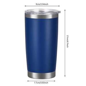 Mug de voyage en acier inoxydable à double paroi isolé sous vide de 20 oz (550 ml) - Performance thermique de 12 à 24 heures - Affichage de la température - Product Image 2