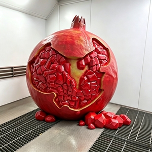 <span class=keywords><strong>Escultura</strong></span> de Fruta de Granada de Diseño Personalizado de Fábrica para <span class=keywords><strong>Escultura</strong></span> de Granja al Aire Libre - Product Image 2