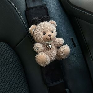 Almohadillas para cinturón de seguridad de coche de calidad de carbono Extender Sealt Black Baby Car Seat Belt Funda protectora - Product Image 4