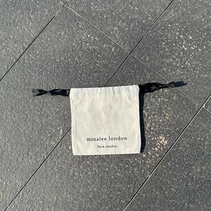 Custom Printed Raw Cotton <b>Drawstring</b> Bag Eco Friendly Promotional <b>Pouch</b> for Gift Packing With Logo - Product Image 1