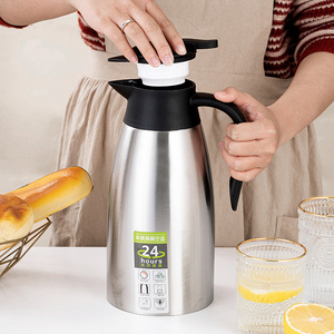 <span class=keywords><strong>2</strong></span> lít thép không gỉ nhiệt ấm chân không Jug Flask cho cắm trại nước nóng Flask phích cắm trại Ấm đun nước - Product Image 3