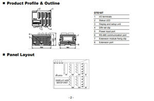 Delta DTC1000R PLC Temperature <b>Control</b> Extension Module Relay Output <b>Thermostat</b> Module - Product Image 2