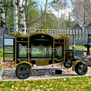 Carroza Fúnebre Eléctrica sin Caballos, Remolque Fúnebre Estilo Rolls Royce, Carroza Fúnebre Europea para Ataúdes - Product Image 2