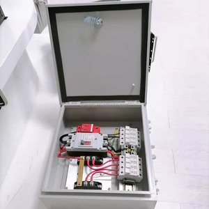 Caja Combinadora de Distribución <span class=keywords><strong>Solar</strong></span> Fotovoltaica de 1000V Azul, 6-10 Cadenas, Conmutación CC-CC-CA, para Paneles Solares, Bomba de Agua <span class=keywords><strong>Solar</strong></span>, Fácil Instalación - Product Image 3