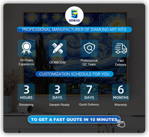 Peinture Diamant Transfrontalière Earthlings Kit de Diamant DIY Fait Main Outils - Product Image 5