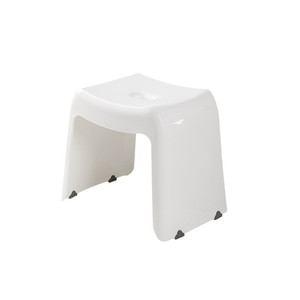 Tabouret en plastique Zhenying ZY blanc pur 8036-8037 pour la maison, la salle de bain et le salon - Product Image 5