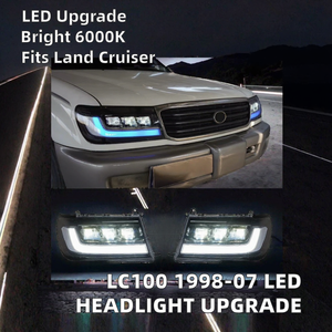 Faro Delantero LED para Toyota Land Cruiser LC100 1998-2007, Conjunto de Faro Delantero de Repuesto, Modernización, Piezas de Automóvil - Product Image 5
