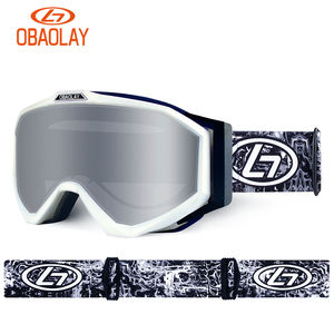 आउटडोर खेल बर्फ स्नोबोर्ड चश्मा स्नोमोबाइल आईवियर एंटी-फॉग क्यूवी 400 लेंस स्कीइंग धूप का चश्मा महिला पुरुष स्की गोल्स - Product Image 6
