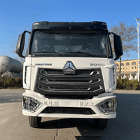 Camion à benne basculante Howo NX Hohan 12 roues 371/375 Diesel 10 roues 8x4 suspension à ressort à lames pour travaux miniers