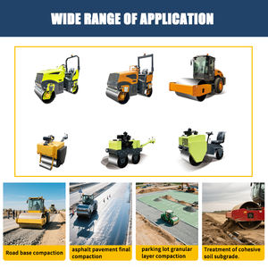 เครื่องอัดลูกกลิ้งไฮดรอลิกเต็มรูปแบบลูกกลิ้งถนนแบบดรัมคู่6ton 3ton 2ton 1ton สำหรับเครื่องจักรก่อสร้าง - Product Image 6