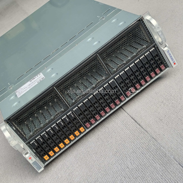SYS-421GE-TNRT 4U Rackmount GPU Server Dual PCIe5.0 for AI Training 3D Rendering