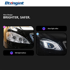 LEDヘッドライト自動車用アクセサリー06-12メルセデスベンツSクラス<span class=keywords><strong>W221</strong></span> 3つのバーで改造 - Product Image 4