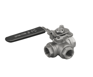 Manual Three-Way Ball <strong>Valve</strong> with Threaded Connection - Product Image 4