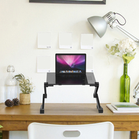 CHARMOUNT Best-Selling Bureau d'ordinateur portable pliable réglable Support ergonomique en métal pour bureau Article le plus populaire