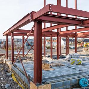 Edificio multipiano commerciale prefabbricato strutturale industriale di alta qualità con ufficio