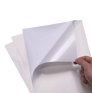 8.5x11 Inch Full Sheet Matte White Adhesive <b>Labels</b> BPA-Free Compatible with Laser & Inkjet <b>Printers</b> for Barcode Labeling - Product Image 3