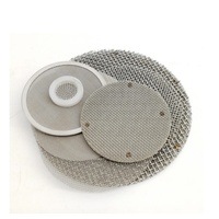 Disque filtrant en tissu métallique noir soudé par points multicouche, paquet de mailles en fil de fer pour granulateur de plastique