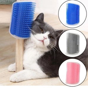 Cepillo de masaje y aseo para gatos, extraíble, para eliminación de pelo y auto-estimulación, herramienta de aseo para mascotas - Product Image 1