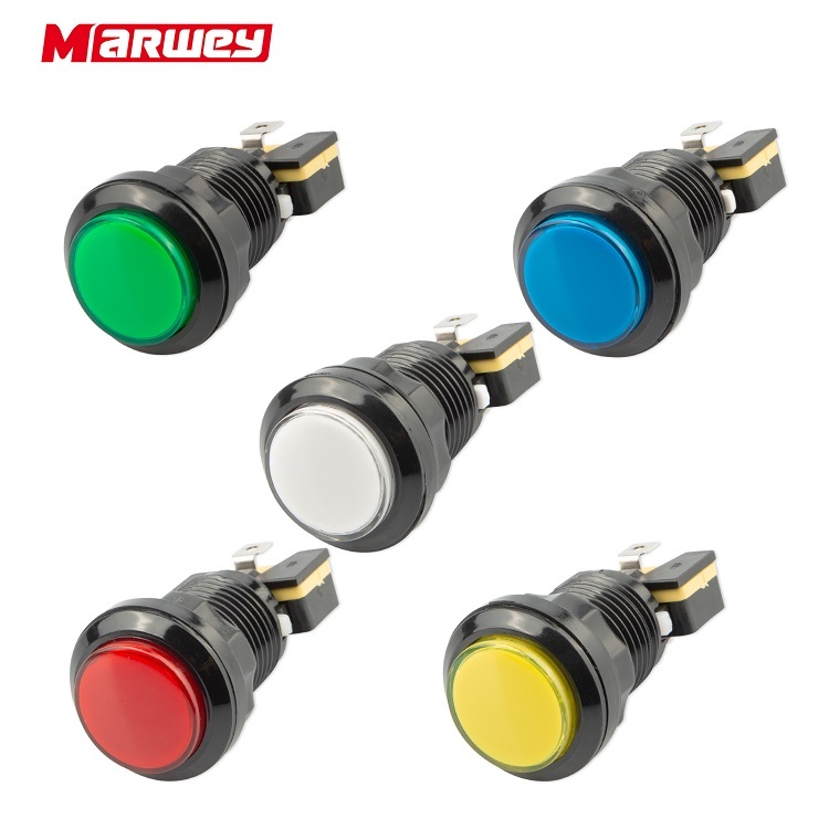 Interrupteur Bouton Poussoir 30mm Pour Arcade Vidéo 10 Pièces Vert - Neuf