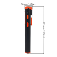 Stylo lumineux LED en aluminium rechargeable avec lampe de travail COB, clip magnétique, lampe de poche d'inspection pour la réparation et l'utilisation en extérieur