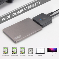 Cable Adaptador de Disco Duro VCOM USB 3.0 a IDE SATA 3.0 de 5 Gbps para Flujo de Trabajo Multidispositivo y Oficina Remota