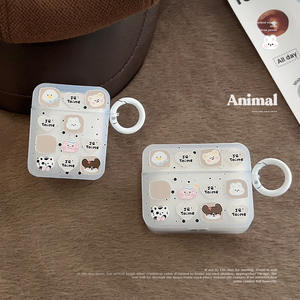 Cute Little Animal Auricular Funda protectora para Apple <span class=keywords><strong>AirpodsPro</strong></span> 2 Auricular Cubierta 3rd Generation Ins Style para airpods 4 - Product Image 2
