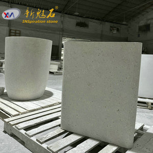 Maceta Rectangular de Hormigón para Plantas, Material de Construcción de Piedra, Color Gris, Alto Rendimiento, para Interiores y Exteriores - Product Image 3