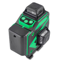 Niveau laser croisé vertical horizontal à 360 ° à nivellement automatique 3D super puissant 8/12/16 lignes de faisceau vert pour usage industriel