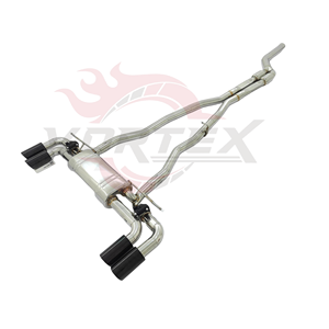 Échappement Catback Performance en Acier Inoxydable 304 Vortex pour BMW Série 5 G30 540i 3.0T B58 avec Valves et Embouts Quadruples en Carbone - Product Image 2