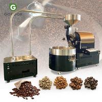 Torréfacteur à café industriel entièrement automatisé de 3 kg, 50 kg, 60 kg, 150 kg, machine à torréfier les grains de café électrique de fabrication allemande en Chine