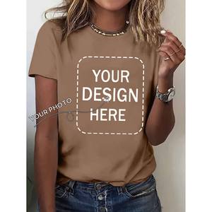 Blusa/<span class=keywords><strong>Camiseta</strong></span> <span class=keywords><strong>de</strong></span> <span class=keywords><strong>Mujer</strong></span> con Doble Abertura, Diseño Personalizado, Anti-Pilling, Ecológica, Ajustada, con Estampado <span class=keywords><strong>de</strong></span> Dibujos Animados - Product Image 6