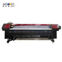 Myjet 3,2 M gran formato Eco solvente sublimación impresora de inyección de tinta 10ft Eco solvente xp600 máquina de impresión de inyección de tinta i3200