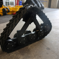 Kits de conversion de chenilles en caoutchouc / Système de chenilles en caoutchouc pour mini-motoculteur / Kits de conversion de chenilles en caoutchouc pour micro-labourage