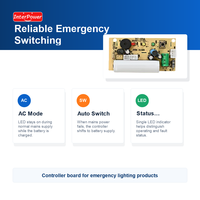 Panneau de commande PCBA pour signalisation d'issue d'urgence, circuit de sécurité incendie, double alimentation, commutation automatique, LED haute luminosité, auto-test, OEM ODM